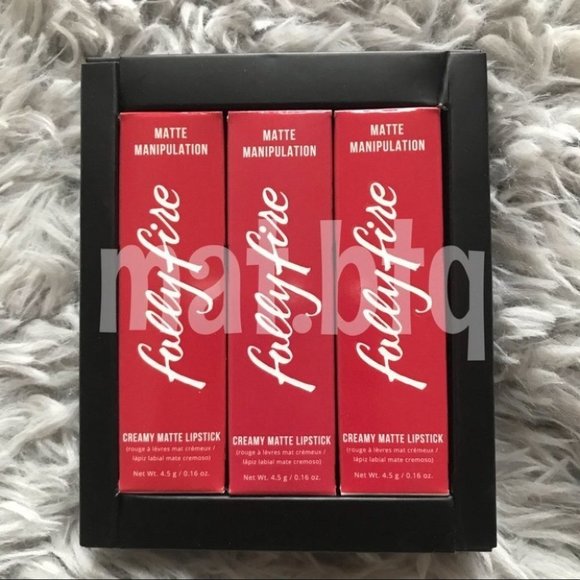 Folly Fire Matte Manipulation Lipstick Trio - Picture 2 of 3